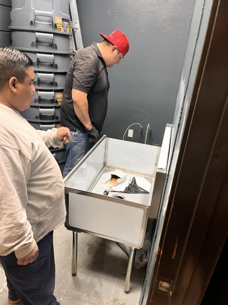 Commercial plumbing and sink installation in Randall Ridge