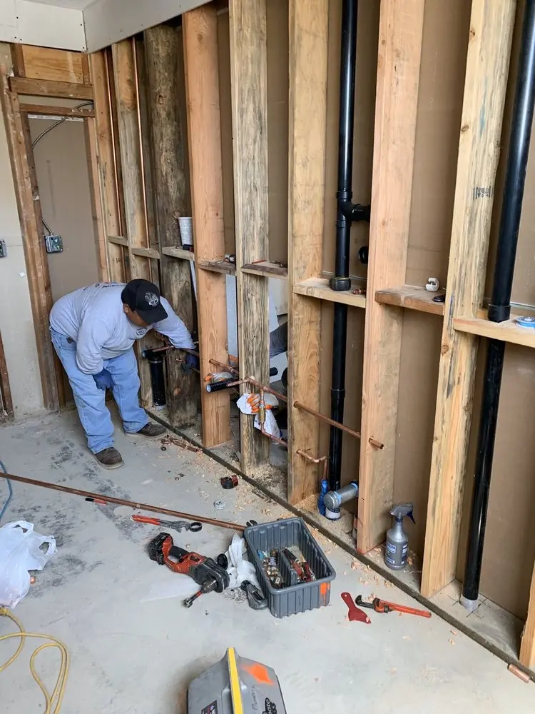 Commercial rough-in plumbing for Gas Line Repair in Randall Ridge